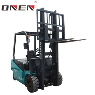 Four Wheels Counterbalance Electric Forklift Truck