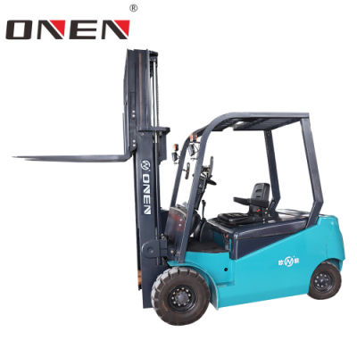 Four Wheels Counterbalance Electric Forklift Truck