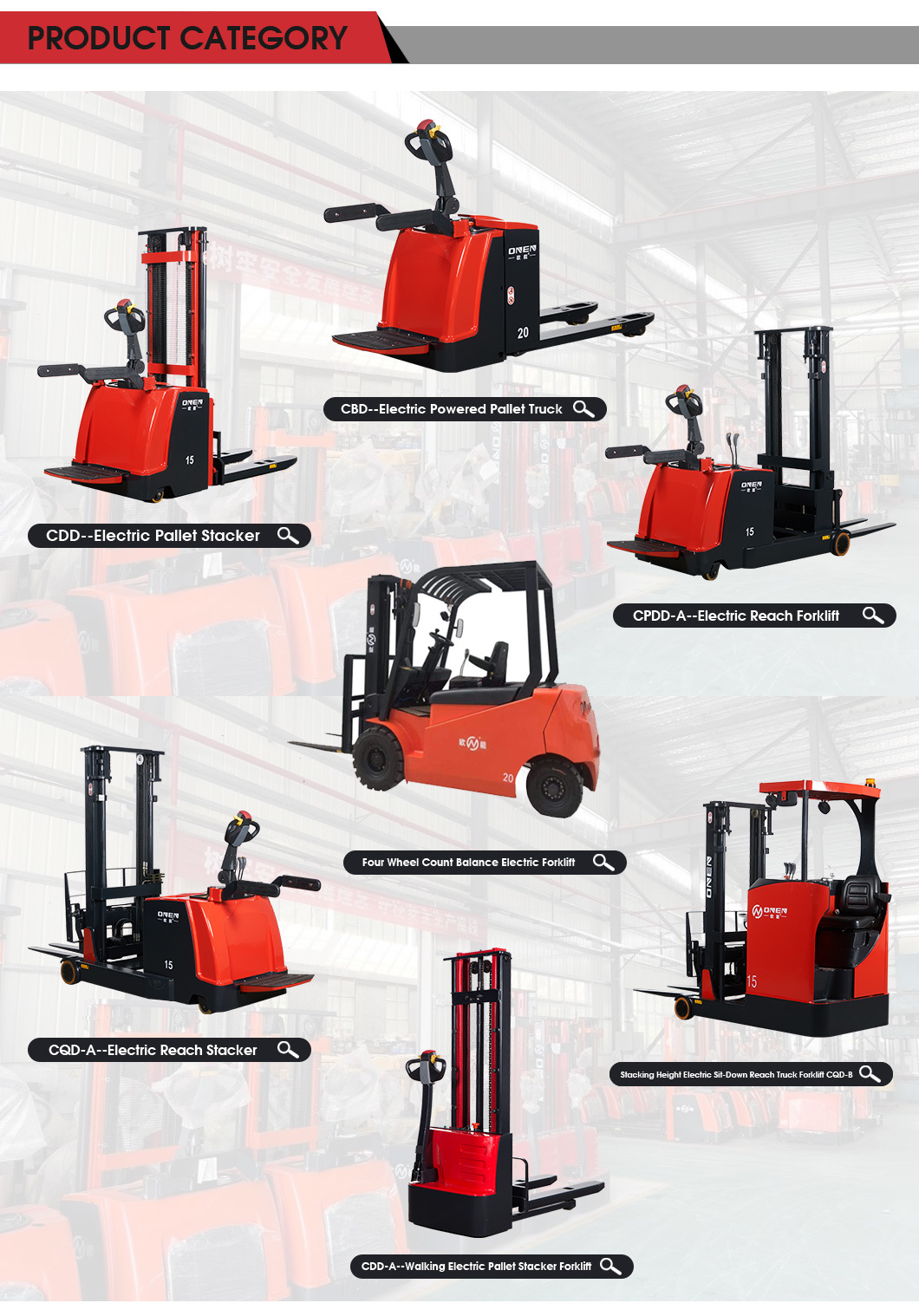 مكدس البليت الكهربائي hyster