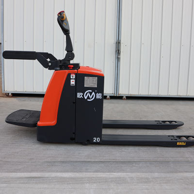 2-5 Ton Electric Pallet Stacker Orange Color with SGS Ceterfication