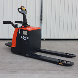 Chinese Hot Sale Model 2000-5000 Kg Full Electric Pallet Truck Battery Powered Pallet Jack for Narrow Working Space