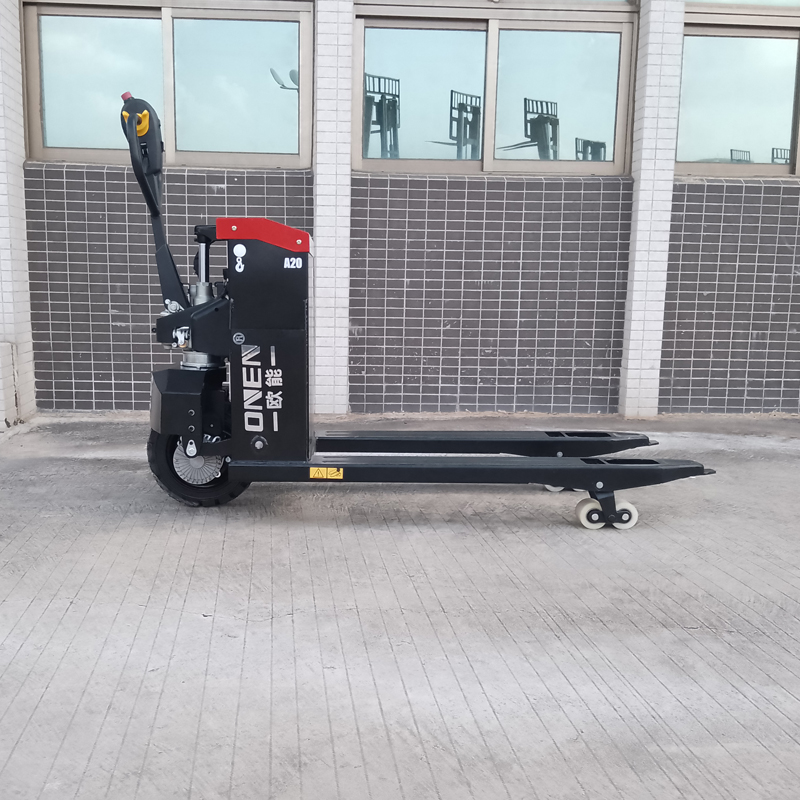 China ONEN Forklifts Manufacturer 48V Full Battery Power Pallet Jack Electric 2500kg 2.5t Loading Capacity
