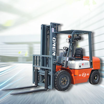 High Performance Four Wheels Counterbalance Diesel Forklift Truck