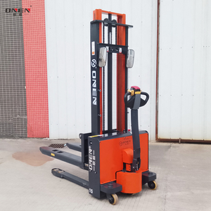 ONEN New Design 1500kg Weight Capacity Material Handling Equipment Electric Walkie Stacker with CE Certificate