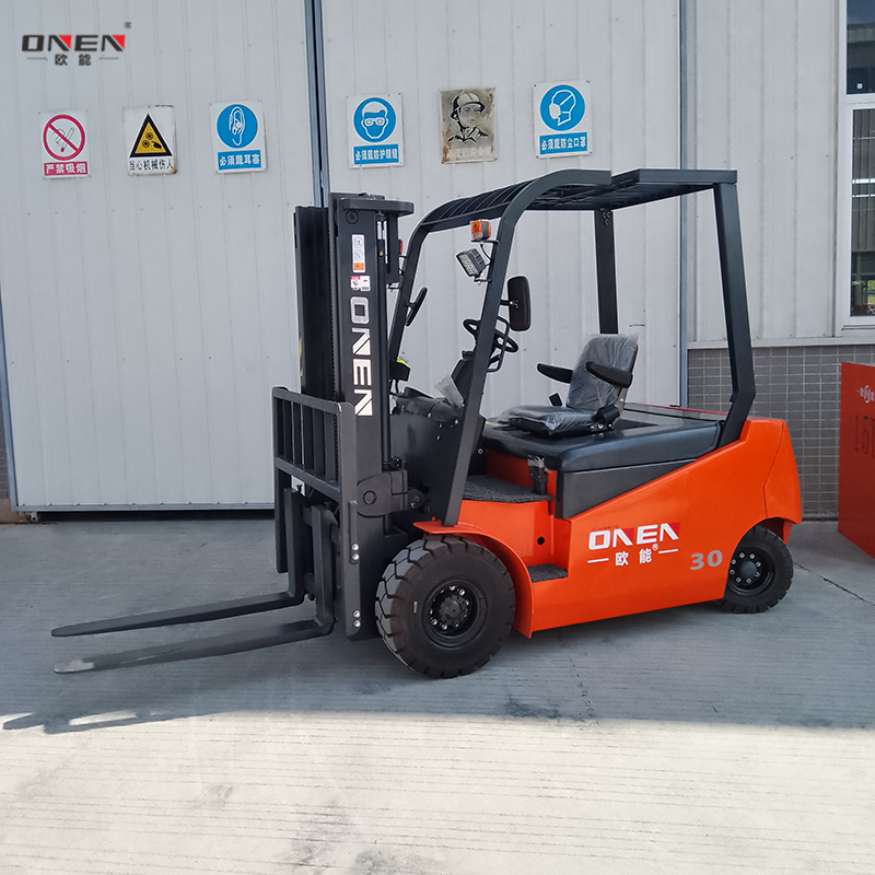 Chinese Factory Supply Environmentally Friendly New Power Source Rechargeable Li-ion Battery 4 Wheel Counterweight Electrical Forklift Truck for Dealer
